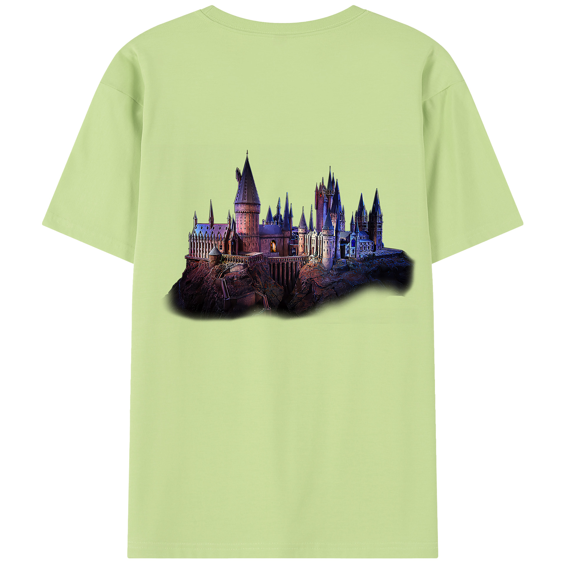 （画像用） Harry Potter ハリー・ポッターシリーズ 綿100％半袖Tシャツ（背面プリント）